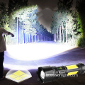 Wason High Power Strong Light 2000 Lumens Outdoor Flashlight Torch XHP90&COB Dual Led Rechargeable Magnetic Torch Flashlight